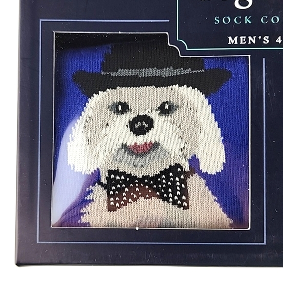 Dog & Rose 4 Pack Men's Novelty Dog Print Socks Gift  Box Size 8-12 - Picture 4 of 9